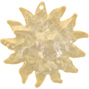 Colgante sol martillado 31 mm - Dorado con oro fino x1|raw }}