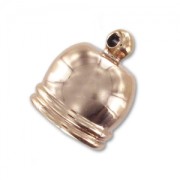 Terminal CCB para cuerda 12mm dorado rosa x1|raw }}