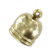 Terminal CCB para cuerda 12mm Dorado claro x1