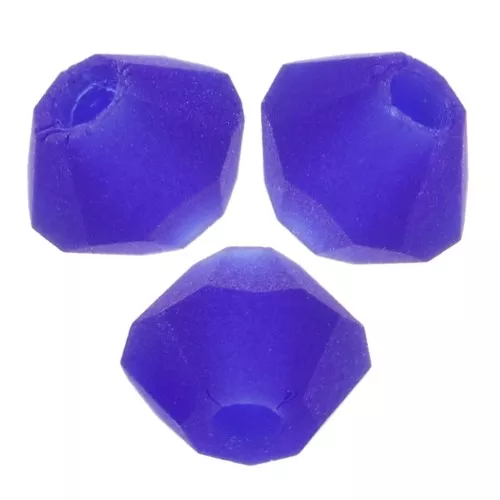 Preciosa rondelle beads - Bead rondelle 3 mm - Azul cobalto mate x30