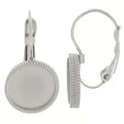 Forro de 22 mm para cabujón de 10 mm - Acero inoxidable 316L x2