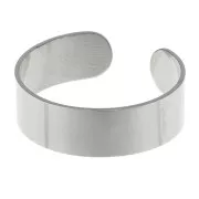 Anillo ancho ajustable - 6 mm - Acero inoxidable 316L x1