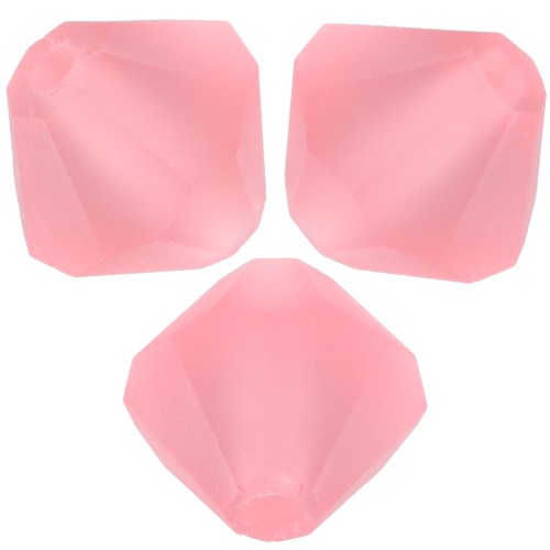 Preciosa rondelle - Cuenta 5 mm - Rose Peach Matt x12