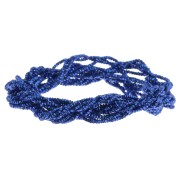 Hilo metalizado - Facetas Kreinik para bordar - 1,7 mm - Azul zafiro (051) x2,5m