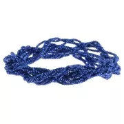 Hilo metalizado - Facetas Kreinik para bordar - 1,7 mm - Azul zafiro (051) x2,5m