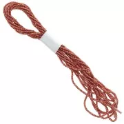 Hilo metalizado - Facetas Kreinik para bordar - 1,7 mm - Cobre (021) x2,5m