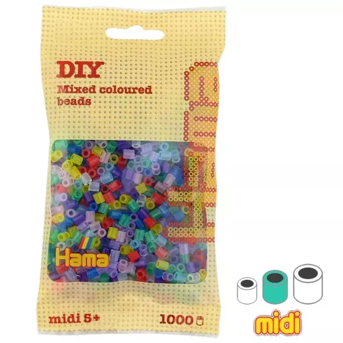Surtido de HAMA Beads Multi Transparente (n°53) x1000
