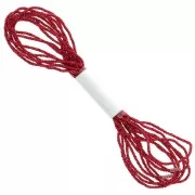 Hilo metalizado - Facetas Kreinik para bordar - 1,7 mm - Rojo (003) x2,5m