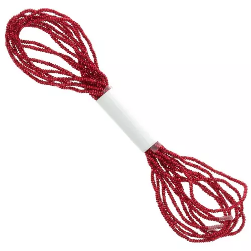 Hilo metalizado - Facetas Kreinik para bordar - 1,7 mm - Rojo (003) x2,5m