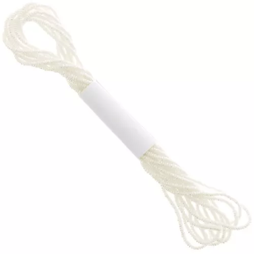 Hilo metalizado - Facetas Kreinik para bordar - 2.2 mm Crema iridiscente (5555) x2.5m