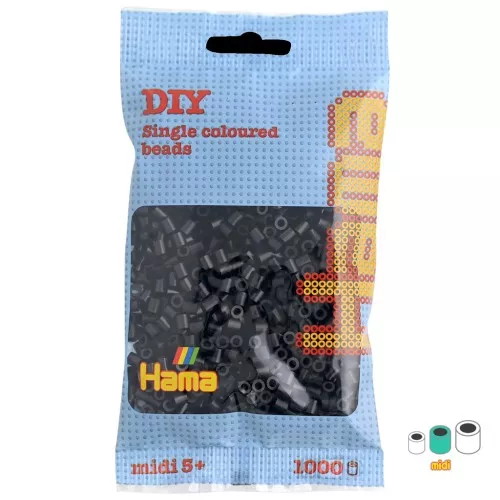 HAMA Beads Negro (n°18) x1000