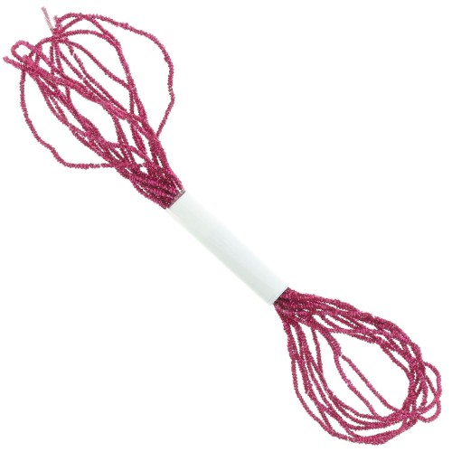 Hilo metalizado - Petite Facets Kreinik para bordar 1,3 mm Fucsia (024) x2,5m