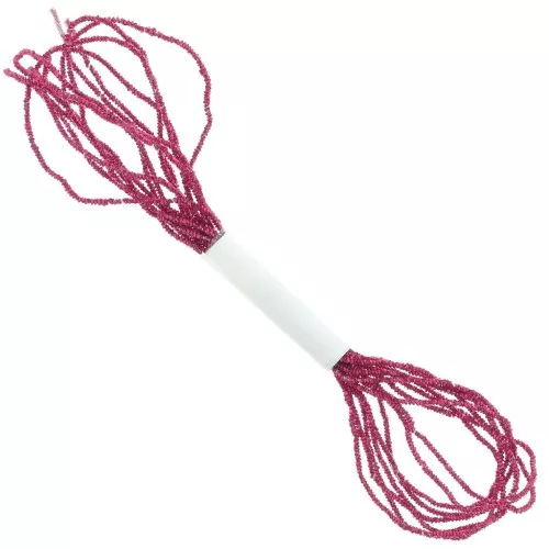 Hilo metalizado - Petite Facets Kreinik para bordar 1,3 mm Fucsia (024) x2,5m