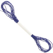 Hilo metalizado Facetas pequeñas Kreinik para bordar 1.3mm Azul real (033L) x2.5m