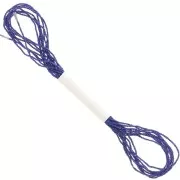 Hilo metalizado Facetas pequeñas Kreinik para bordar 1.3mm Azul real (033L) x2.5m