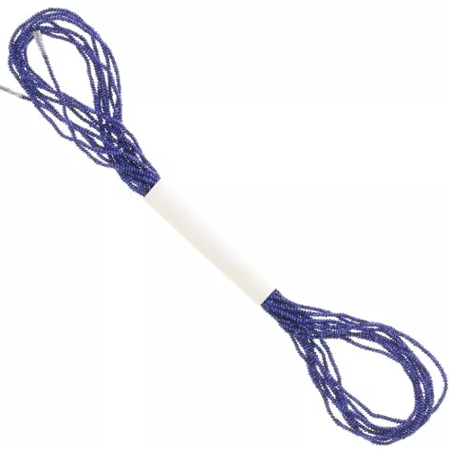 Hilo metalizado Facetas pequeñas Kreinik para bordar 1.3mm Azul real (033L) x2.5m