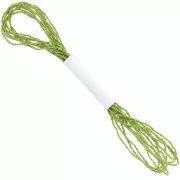 Hilo metalizado Facetas Pequeñas Kreinik para bordar 1.3mm Chartreuse (015) x2.5m