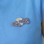 Hilo metalizado Facetas Pequeñas Kreinik para bordar 1.3mm Chartreuse (015) x2.5m