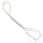 Hilo metalizado Facetas Pequeñas Kreinik para bordar 1.3mm Pearl (032) x2.5m