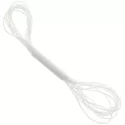 Hilo metalizado Facetas Pequeñas Kreinik para bordar 1.3mm Pearl (032) x2.5m