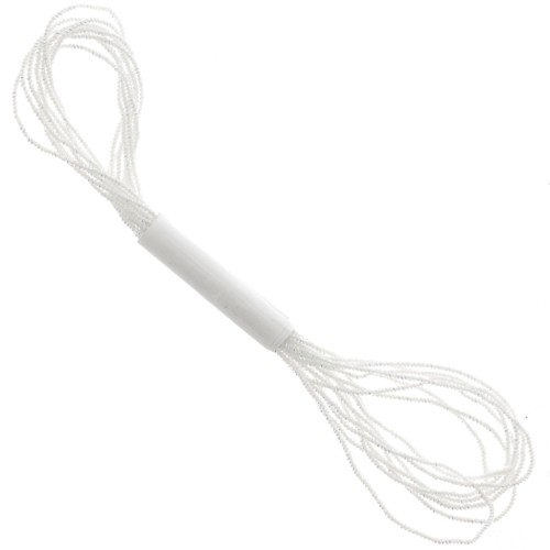 Hilo metalizado Facetas Pequeñas Kreinik para bordar 1.3mm Pearl (032) x2.5m