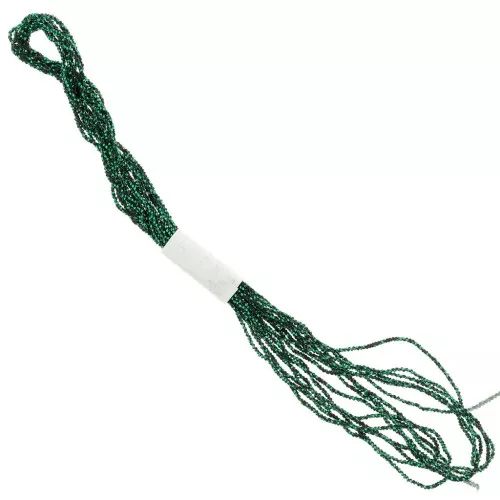 Hilo metalizado Petite Facets Kreinik para bordar 0.9 Esmeralda (009) x2.5m