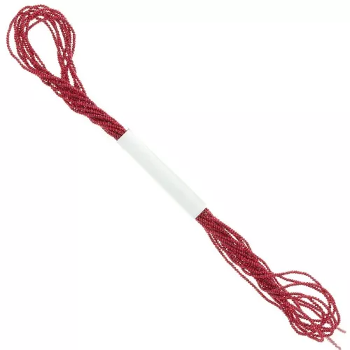 Hilo metalizado Facetas Pequeñas Kreinik para bordar 0.9 Rojo (003) x2.5m