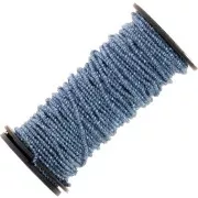 Hilo metálico Facetas Pequeñas Kreinik para bordar 0.9mm Azul claro (014) x3m