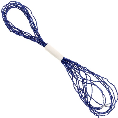 Hilo metalizado Facetas Pequeñas Kreinik para bordar 0.9mm Azul zafiro (051) x2.5m