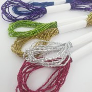 Hilo metalizado Petite Facets Kreinik para bordado, 0,9 mm, azul zafiro (051), 3 m
