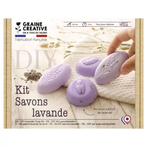 Kit de jabón Graine Créative - Kit de jabón de lavanda x1