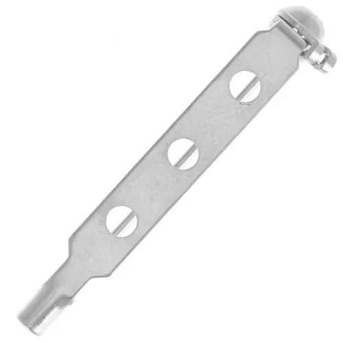 Soporte de broche 33 mm Plateado x1