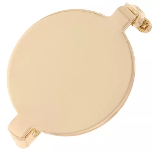 Porta broches con bandeja para cabujón plano de 20 mm - Dorado x1