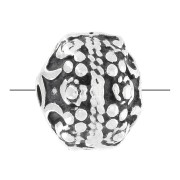 Redonda metal plateado envejecido 10 mm x1|raw }}