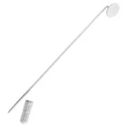 Bandeja de 75 mm para cabujón de 8 mm - Plateado x1