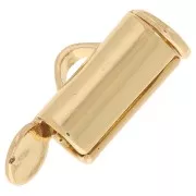 Cuenta de semillas Miyuki y punta para tejer Delica 8 mm - Dorado x10