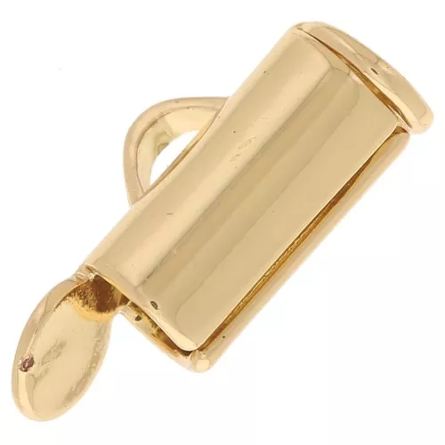 Cuenta de semillas Miyuki y punta para tejer Delica 8 mm - Dorado x10