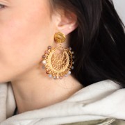 Cuentas redondas de 2,5 mm para bisutería - Dorado x100