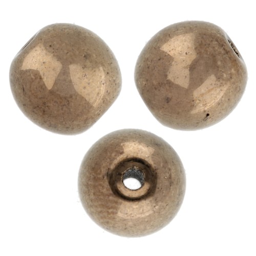 Cuentas redondas 8 mm Gold Bronze x20