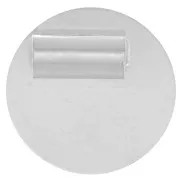 Tubo bandeja 17 mm pour cordón 3 mm Plateado Ley x1