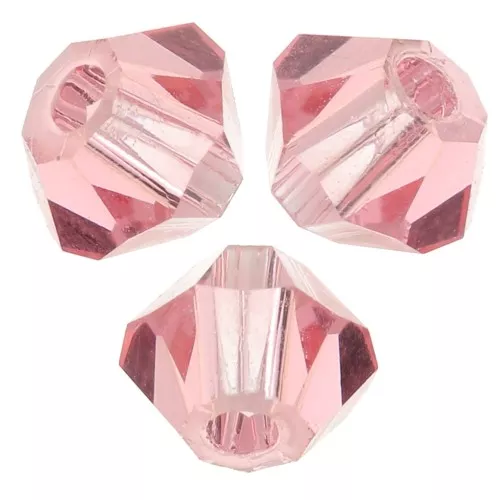 Preciosa Bicones - Cuenta rondelle 3 mm - Rose Peach x30