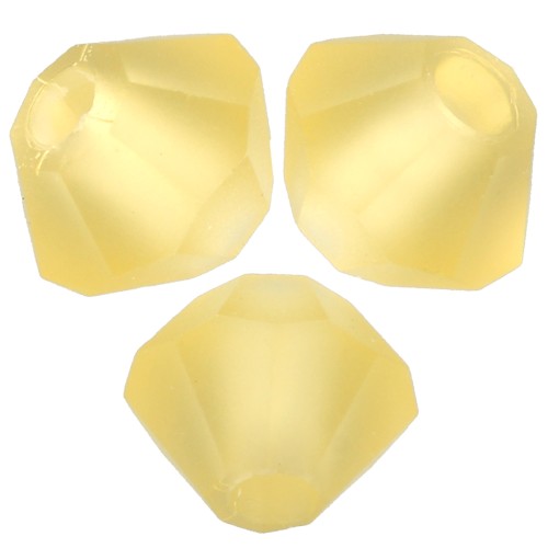 Preciosa rondelle beads - Bead 3 mm - Acid Yellow Matt x30