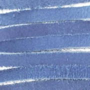 Cordón de ante 5 mm azul x 2 m