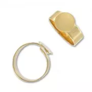 Anillo ajustable 10 mm Dorado con oro finox1
