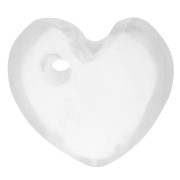 Lentejuela corazón 10 mm gema - Cristal de roca x1|raw }}