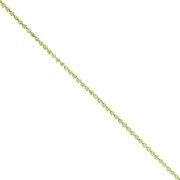 Cadena de latón bruto con strass cristal tallado 2.10 mm Peridot x50cm|raw }}