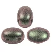 Cuentas de vidrio Samos® by Puca® 7x5 mm - Polynesian Olivine x10g