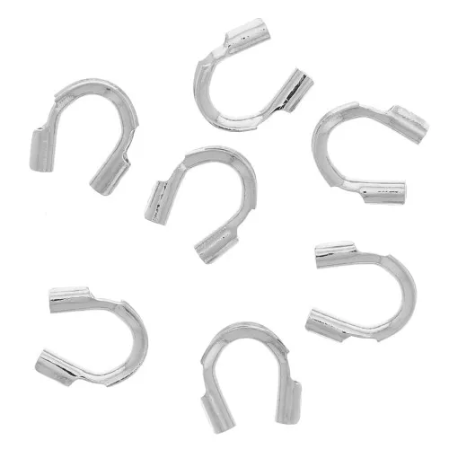 Protectores de cable 0,46 mm - Plateado x20