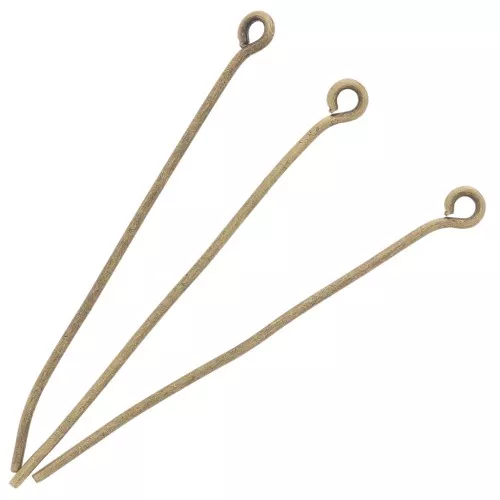 Clavos cabeza redonda 38x0,80 mm - Bronce x 25