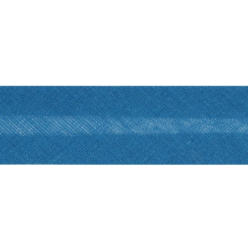 Cinta en poli-algodón 20 mm Azul x 1m